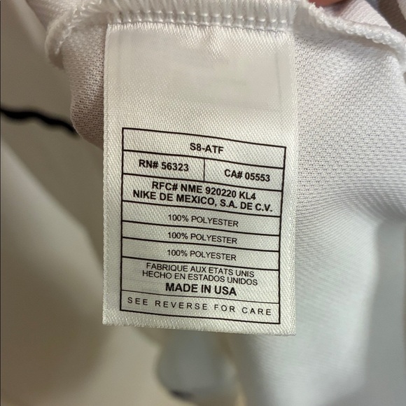 Vintage Nike Dri Fit  White/Blue Tennis Dress in Sz L - Picture 10 of 12